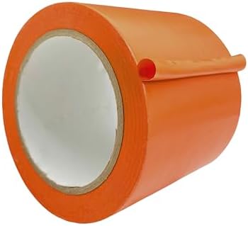 WOD VTC365 Orange Vinyl Pinstriping Tape, 4 inch x 36 yds. for School Gym Marking Floor, Crafting, & Stripping Arcade1Up, Vehicles and More