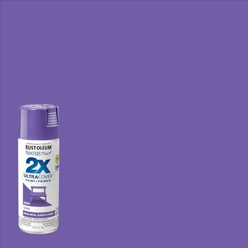 Rust-Oleum Painter's Touch 2X Ultra Cover Spray Paint, Gloss Grape
