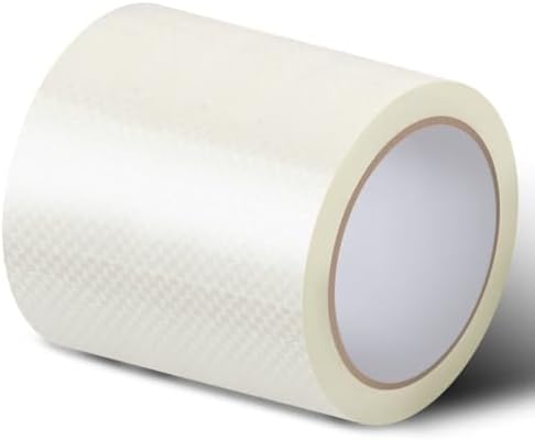 BFXM RV Underbelly Material RV Underbelly Tape, White Waterproof Seal Tape, Roof Repair Tape, Trailer Roof Sealant for Mobile Home, Camper, Travel Trailer, Boat, Tear Repair Patch(7.87'' x 33')