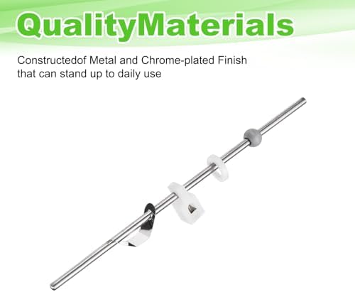 uxcell Lavatory Sink Drain Repair Kit, 304 Stainless Steel Center Ball Rods for Replacement Bathroom Sink Pivot Rod, 20cm Rod/12mm Ball