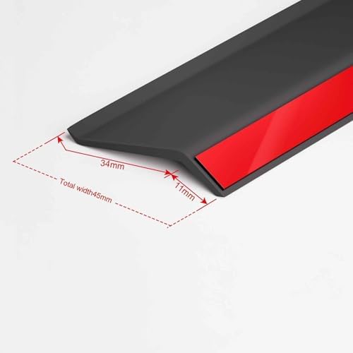 Waterproof Window Weather Bar,Flexible Self Adhesive Door and Window Drip Cap Rain Deflector,Self-Adhesive 135° Angle Seal,Prevents Leakage for Sliding Windows(W-4.5cm,L-200cm/78.7in/6.6ft)