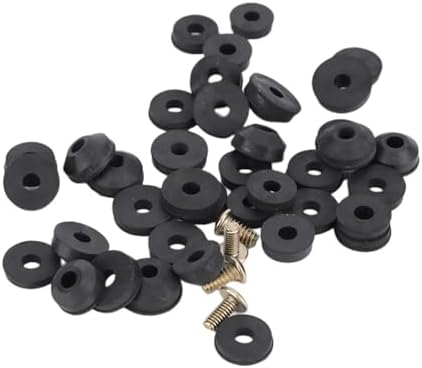 Faucet Washer Kit Plumbing Faucet Seal Washer O-Ring Rubber Assortment with Screws Flat Beveled for Repairing Leak(192pcs)