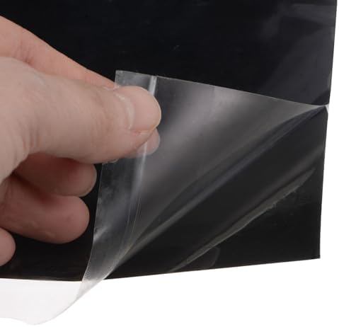 HARFINGTON Waterproof Patch Seal Tape 8" x5' Leak Repair Tape for Plastic Bucket/Basin Hoses Duct Pipes, Black