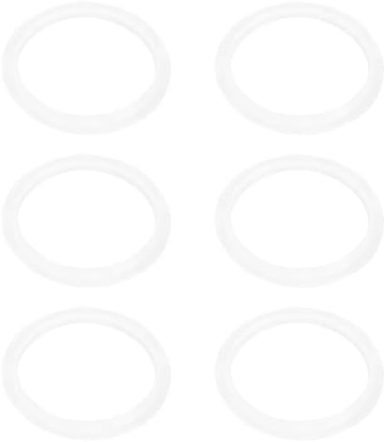 O-Ring Gasket Basin Sealing Ring Sink Gasket Inner Diameter 32mm Outer Diameter 38mm Suitable for Bathroom Push-Out washbasin Drain Plug 6pcs