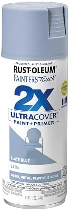 Rust-Oleum Painter's Touch 2X Ultra Cover Spray Paint, Satin Slate Blue