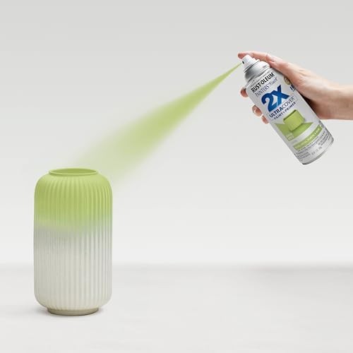 Rust-Oleum Painter's Touch 2X Ultra Cover Spray Paint, Satin Green Apple