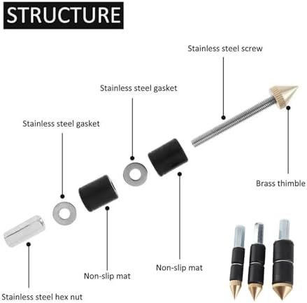 Stainless Steel Pipe Water Stopper Tool, Hot Melt Water Stop Needle Kit with Rubber Rings and Wrench for Emergency Leak Repair in Walls Corners Tunnels