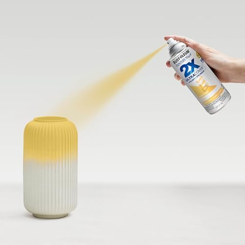 Rust-Oleum Painter's Touch 2X Ultra Cover Spray Paint, Gloss Warm Yellow