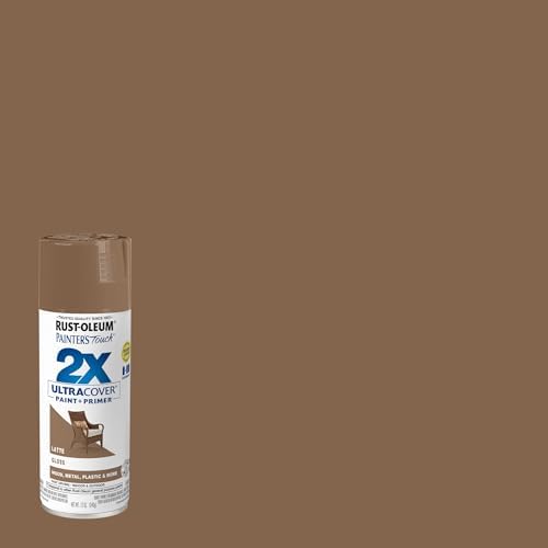 Rust-Oleum Painter's Touch 2X Ultra Cover Spray Paint, Gloss Latte