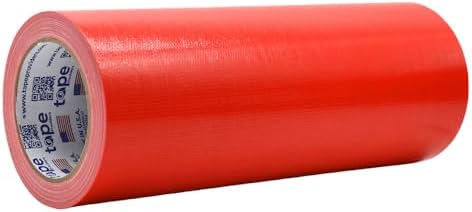 WOD DTC10 Advanced Strength Industrial Grade Red Duct Tape, 12 inch x 60 ft. Waterproof, UV Resistant For Crafts & Home Improvement