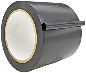 WOD VTC365 Black Vinyl Pinstriping Tape, 4 inch x 36 yds. for School Gym Marking Floor, Crafting, & Stripping Arcade1Up, Vehicles and More