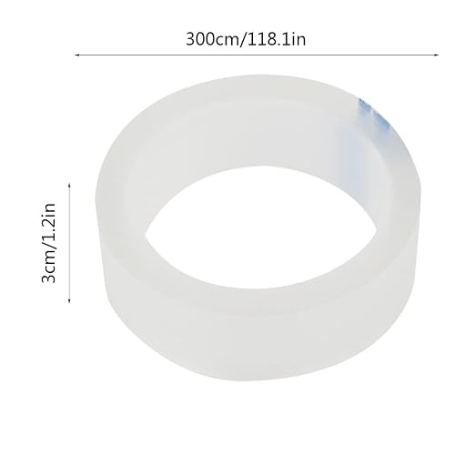 Zopsc Transparent Multifunctional Adhesive Tape, Kitchen Bathroom Tape, Strong Sticky Sealing for Sink Edge Leak Repair, 3x300cm (3x300cm)