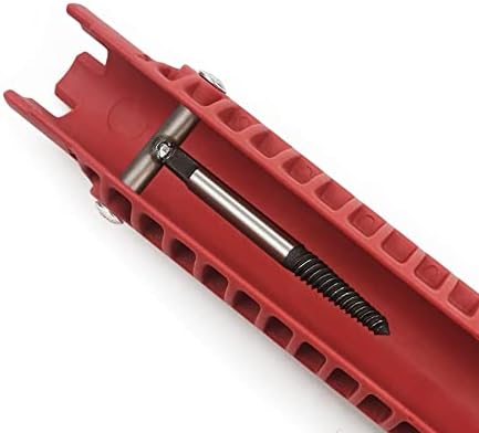 Basin Wrench, Faucet and Sink Installer Tool Multifunctional Plumbing Tool Pipe Extractor for Sink Bathroom Kitchen Toilet Plumbing