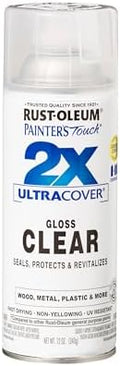 Rust-Oleum Painter's Touch 2X Ultra Cover Spray Paint, Gloss Clear