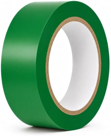 GGR Supplies CVT-536 Kelley Green Vinyl Floor Marking Tape, 1.5 x 36 Yards | Dance Floor Tape; Gym Lane Marking; Vehicle and Boat Pinstriping; Write-On Color Coding; Conformable, Water and Oil Resistant