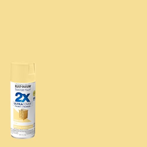 Rust-Oleum Painter's Touch 2X Ultra Cover Spray Paint, Satin Strawflower
