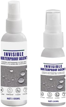 GANAZONO Waterproofing Nano Spray Glue Macromolecule Copolymer Water Resistant Paint 2 Pcs 100ml Each for Repairing Roof Outside Walls