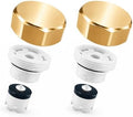 Gold Metal ASSE 1019-A Vacuum Breaker Check Valve Repair Kit, Anti-Siphon Replacement Parts, Corrosion Resistant, Solid Brass Top Cover, Plastic Body, Plunger & O-Ring, 2 Pack