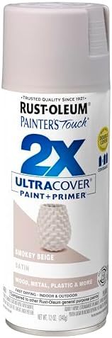 Rust-Oleum Painter's Touch 2X Ultra Cover Spray Paint, Satin Smokey Beige