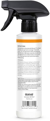 GEAR AID Revivex Durable Water Repellent (DWR) Spray for Waterproof Jackets, Rain Gear, Gore-TEX, Tents & Camping Gear – Restore Waterproofing & Breathability, Various Sizes