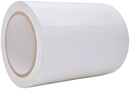 WOD VTC365 White Vinyl Pinstriping Tape, 6 inch x 36 yds. for School Gym Marking Floor, Crafting, & Stripping Arcade1Up, Vehicles and More