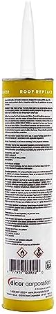 Dicor 551LSB-1 HAPS-Free NON-Leveling Lap Sealant - 10.3 Oz, Black, Secure, Ideal for RV Roofing, Maintenance, Repair, Appliance Application