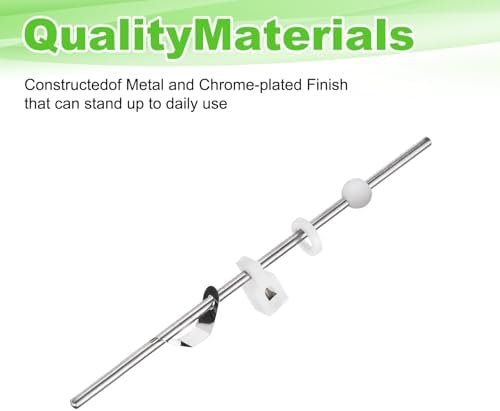 uxcell Lavatory Sink Drain Repair Kit, 304 Stainless Steel Center Ball Rods for Replacement Bathroom Sink Pivot Rod, 20cm Rod/13.5mm Ball