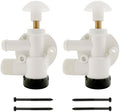 2 Pack 385314349 RV Toilet Water Valve Kit for Dometic Pedal Flush Toilets