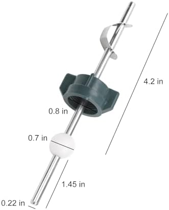 2Pcs Pivot Rod for Sink Stopper Lavatory Pop Up Assembly Replacement Parts Bathroom Faucet Repair Kit with Drain Ball Compatible with PS2673 Durable Pop Up Stopper Repair Accessories