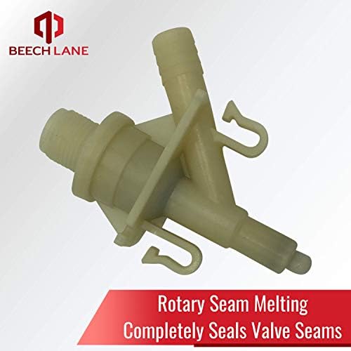 Beech Lane Upgraded Water Valve Kit Replaces 385311641 for Dometic Toilets 300, 310, and 320, Increased Freeze Resistance, Long Valve Lifespan, Ultrasonic Sealing Safeguards Against Leaks (Natural)