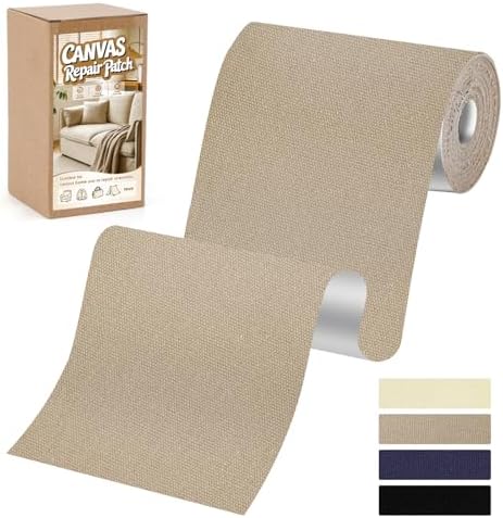 Canvas Repair Tape, 4x79 Inches Self-Adhesive Canvas Patch Repair