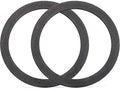 KONE Strainer Gasket Seal Ring, 2 Pack Foam Gray Washer Fits for 3-1/2 Inch Kitchen Sink Drain No Need Plumber Putty