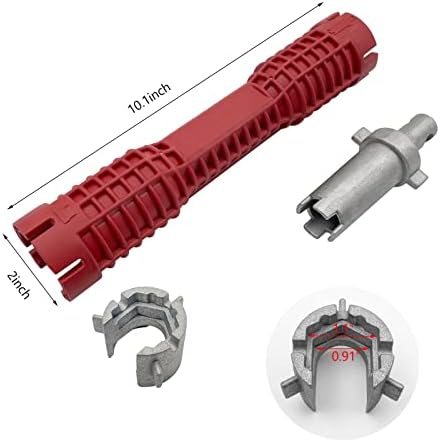 Basin Wrench, Faucet and Sink Installer Tool Multifunctional Plumbing Tool Pipe Extractor for Sink Bathroom Kitchen Toilet Plumbing