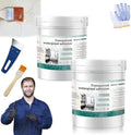Transparent Waterproof Coating for Indoor & Outdoor, 5.29oz Waterproof Sealant Clear, Water-Based Invisible Leak Repair Glue for Roofs, Walls, Garden, Terraces, Cracks, Concrete, Wood (2PC)