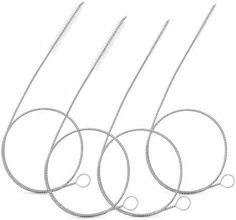 40-Inch 4-Pack Extra Long Pipe Cleaner Brushes for Straws & Kegerator Tubes