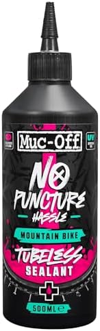 Muc-Off MTB Tubeless Sealant, 500ml - Tubeless Tire Sealant for Bicycle Puncture Repair - Durable Bike TireSealant for Mountain Bikes, 500ml (Pack of 12)