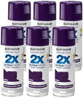 Rust-Oleum 249097 Gloss Purple Painters Touch 2X Spray Paint, 12 oz., Aerosol Can (Pack of 6)
