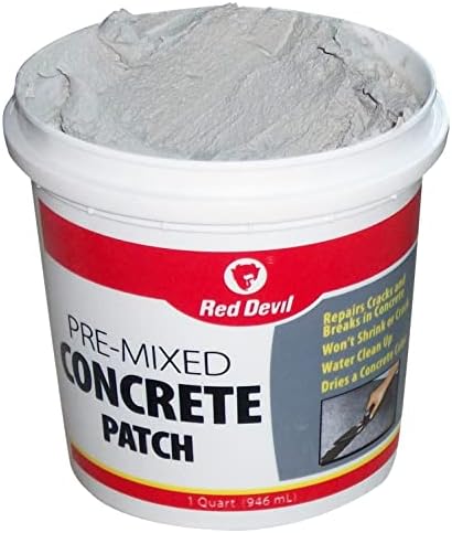 Red Devil 0641 Pre-Mixed Concrete Patch, 1 Gallon, Pack of 2, Gray, Made in USA