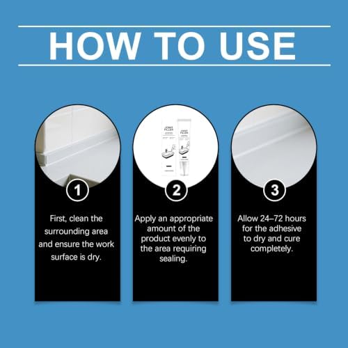 Waterproof Gap Filler Paste Kit, Joint Filler,150ml Super GapFiller Waterproof Joint Filler Paste,Apply on Tile Sink Window Toilet Base Seam(2pcs)