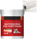 Waterborne Polyurethane Waterproof Sealant,Water-Based Polyurethane,Polyurethane Waterproof Coating,Waterproof Sealant for Roof Leaks,for Walls,Garden,Gutter,Concrete Cracks (White,1000G)