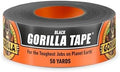 Gorilla Duct Tape,Black Tape,1.88" x 50 yd - Heavy Duty and Weather Resistant for Indoor or Outdoor,(Pack of 6)
