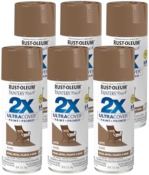 Rust-Oleum Painter's Touch 2X Ultra Cover Spray Paint, Gloss Latte