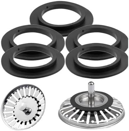 FlexiSeal Kitchen Sink Drain Washer - Practical Rubber Seal for Sink Drain & Strainer, Waterproof Gasket Replacement