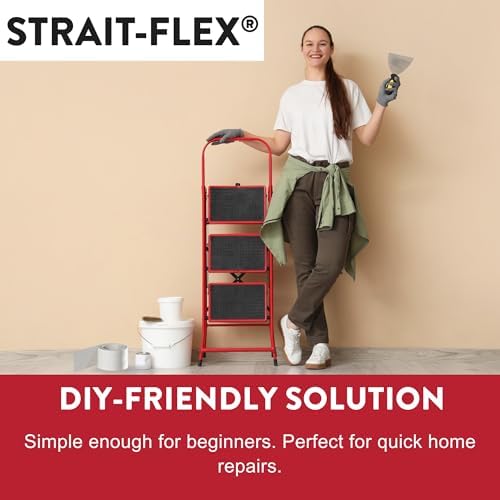 Drywall Patch – Roll-Patch Drywall Repair Tape for Wall Fixes – Works Well for Outlets, Light Holes, and Cracks – Smooth, Sandable Finish – 5.5” x 20’ Roll Cuts to Any Size