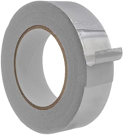 WOD Aluminum Foil Tape - 1.5 inch x 50 yds. Heat Shield Reflective Sealant Tape - Ideal for HVAC, Duct, Pipe, and Metal Insulation and Repair. Low and High Temperature Resistant AFTR28