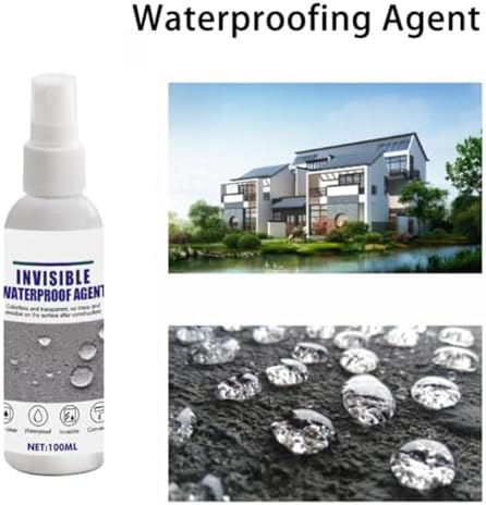 ABOOFAN 2 Pcs Waterproofing Glue Nano Spray Water Resistant Paint Macromolecule Copolymer Material for Roof Repairing, Portable and Practical Waterproof Agent