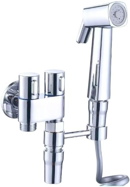 Universal Plumbing Adapter Kit Multi Purpose Bidet Shower Faucet Connector Set With Leakproof Seals Quick Connect Fittings For Toilet Installation And Emergency Repairs(Electroplating set)