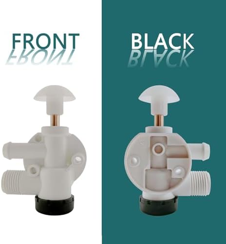 2 Pack 385314349 RV Toilet Water Valve Kit for Dometic Pedal Flush Toilets