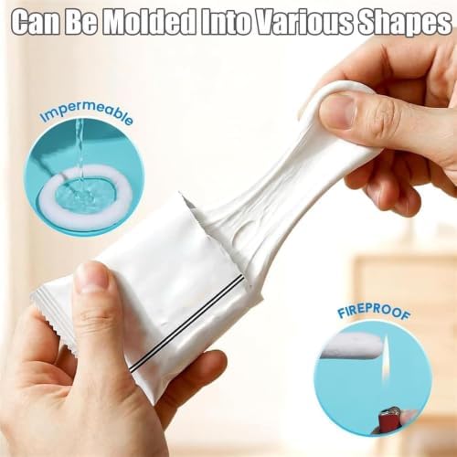 Universal Waterproof Sealant Clay, White Plumbers Repair Putty
