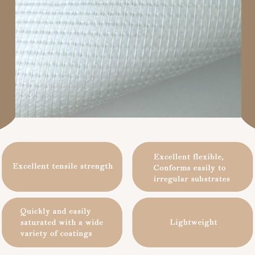 Coating Paint Partner 6 Inch X 75 Feet Waterproof Polyester reinforcing Soft Fabric Membrane to fix leaks Repair for RVS,Trailer,Shower,Wall,Roofs,Bathroom,Vent,Foundation,Pond